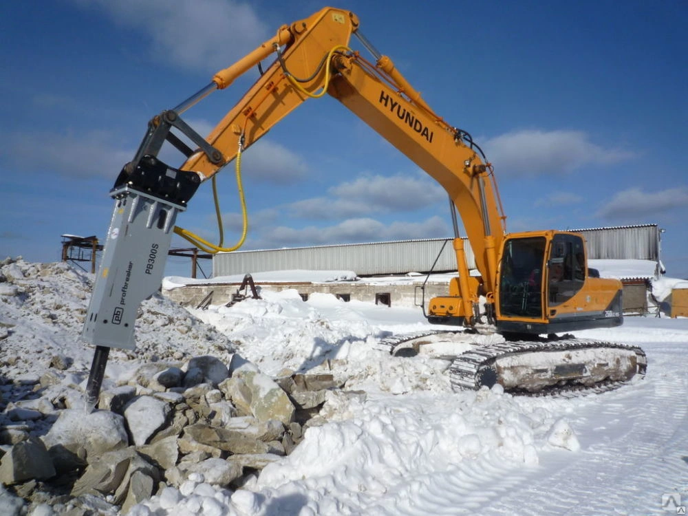 HYUNDAI R260LC-9S с гидромолотом